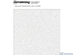 Zdjęcie: ULTIMA OP 20 mm Armstrong kasetonowy sufit podwieszany