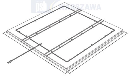 Zdjęcie: Ecophon Lighting systemy oświetleniowe Ecophon Line Lp Panel G35470530 G35470531