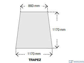 Zdjęcie: Trapezoid (trapez) Optima Canopy CS5445 Armstrong