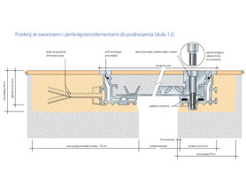 Zdjęcie: Klapa podłogowa FF system seria 5000 15kN Aluminium i Stal nierdzewna - różne wymiary