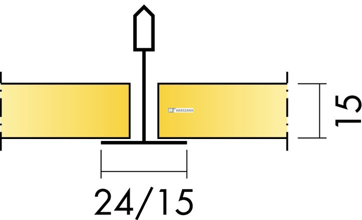 Zdjęcie: płyta Opta A T15 T24 Ecophon sufit podwieszany 15x600x600 biały 190 L600 W600 T15 (opak./14,4m2) / 37451300