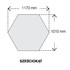 Miniatura zdjęcia: Hexagon (sześciokąt) Optima CS5444 Canopy Armstrong